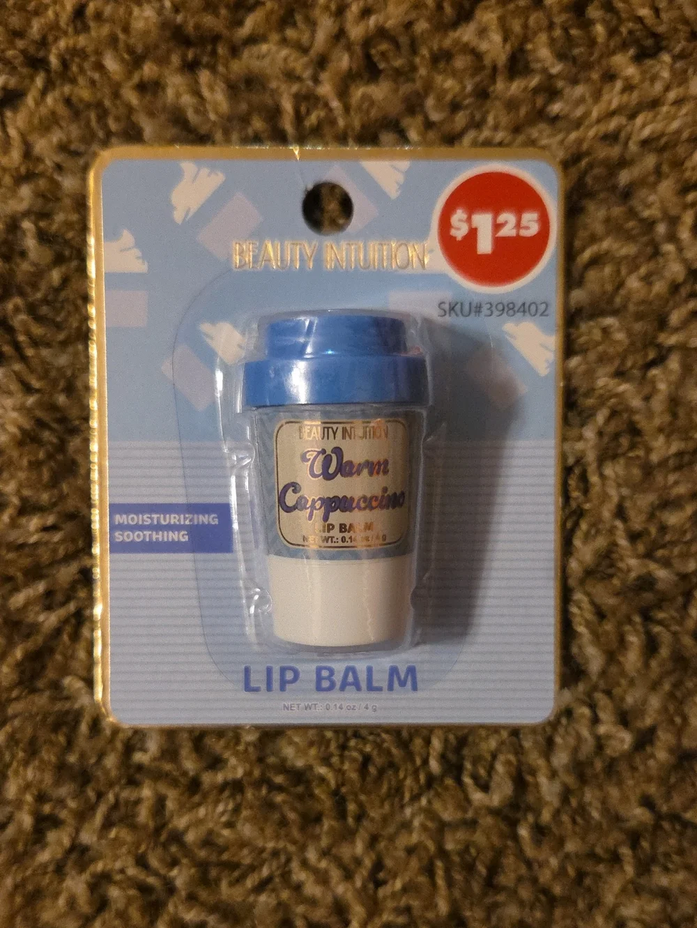 Warm Cappuccino Coffee Lip Balm